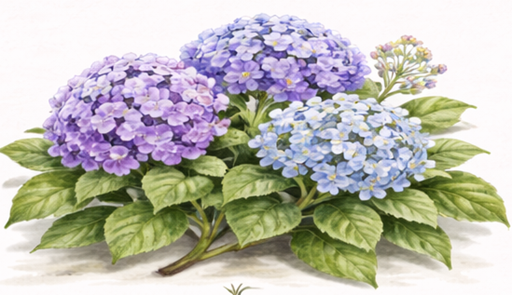 Purple Hydrangea