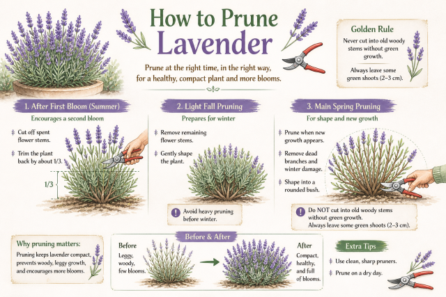Lavender Pruning