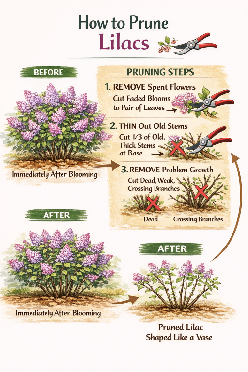 Lilac Pruning